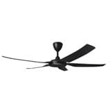 ALPHA CEILING FAN PRIMA 5B MATT BLACK 56"