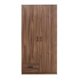 WARDROBE WITH 2 DOORS FURDINI GREATE 90CM WALNUT