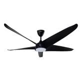 DEKA CEILING FAN GEO60 5B LED MATT BLACK 60"