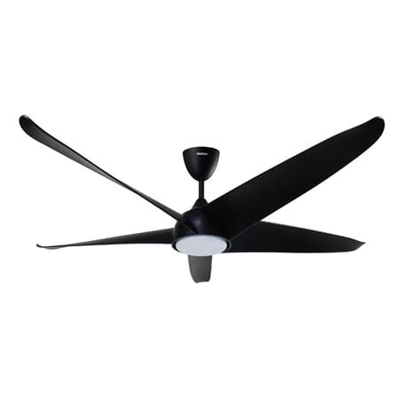 DEKA CEILING FAN GEO60 5B LED MATT BLACK 60"