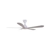 DEKA CEILING FAN HELI 5B SWAN WHITE WOOD 56"