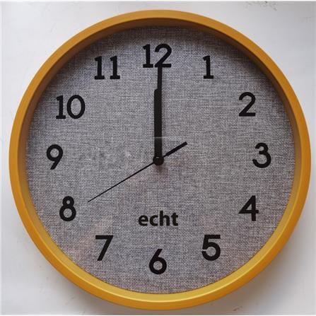 WALL CLOCK ECHT E975 14" GREY
