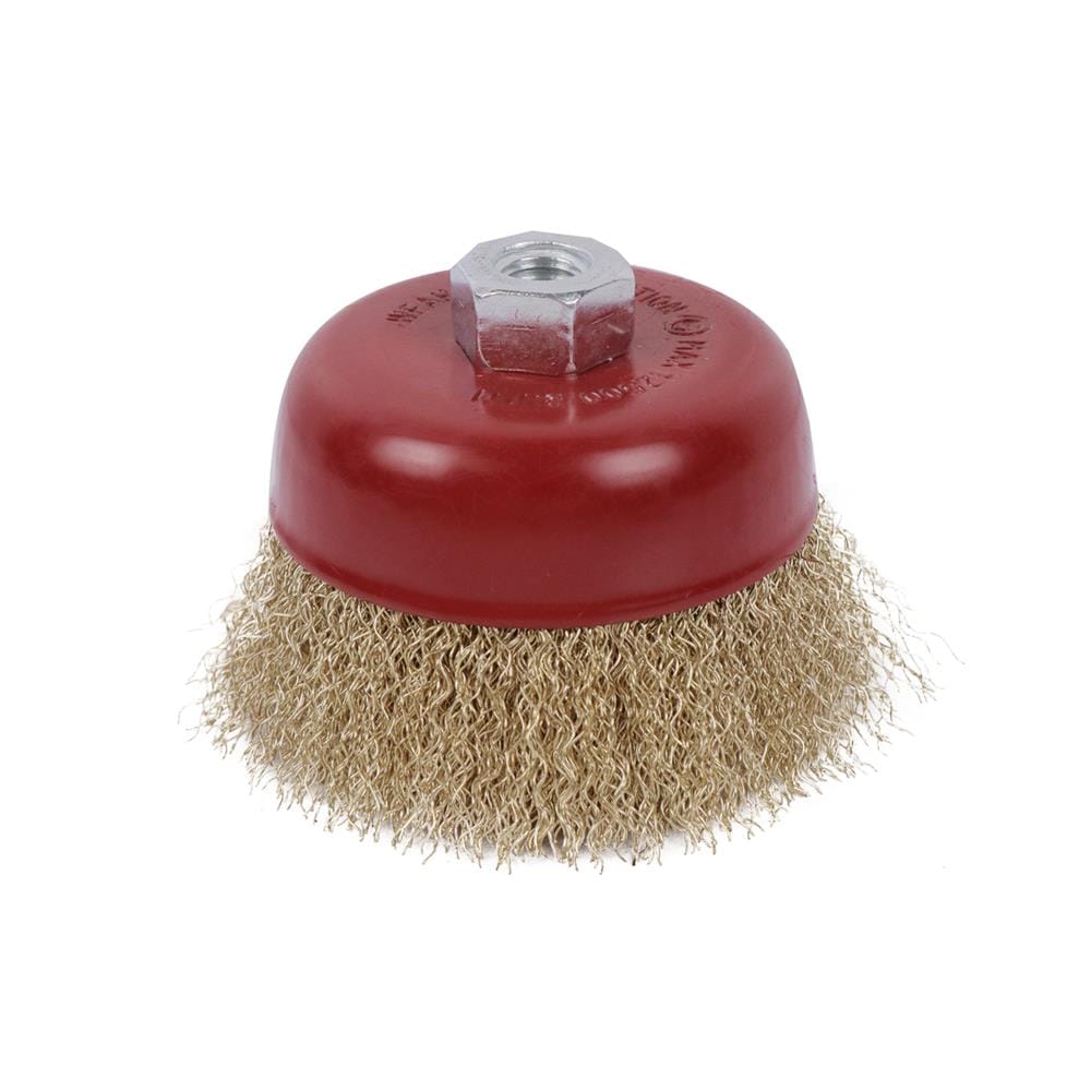 MATALL WIRE CUP BRUSH 3" (0.3MM WIRE) (WOOD & METAL)