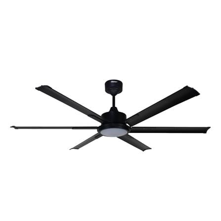 DEKA CEILING FAN COSTA 6BLADE LED 62" MATTE BLACK