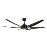 DEKA CEILING FAN NEON66 6B LED MATT BLACK 66"