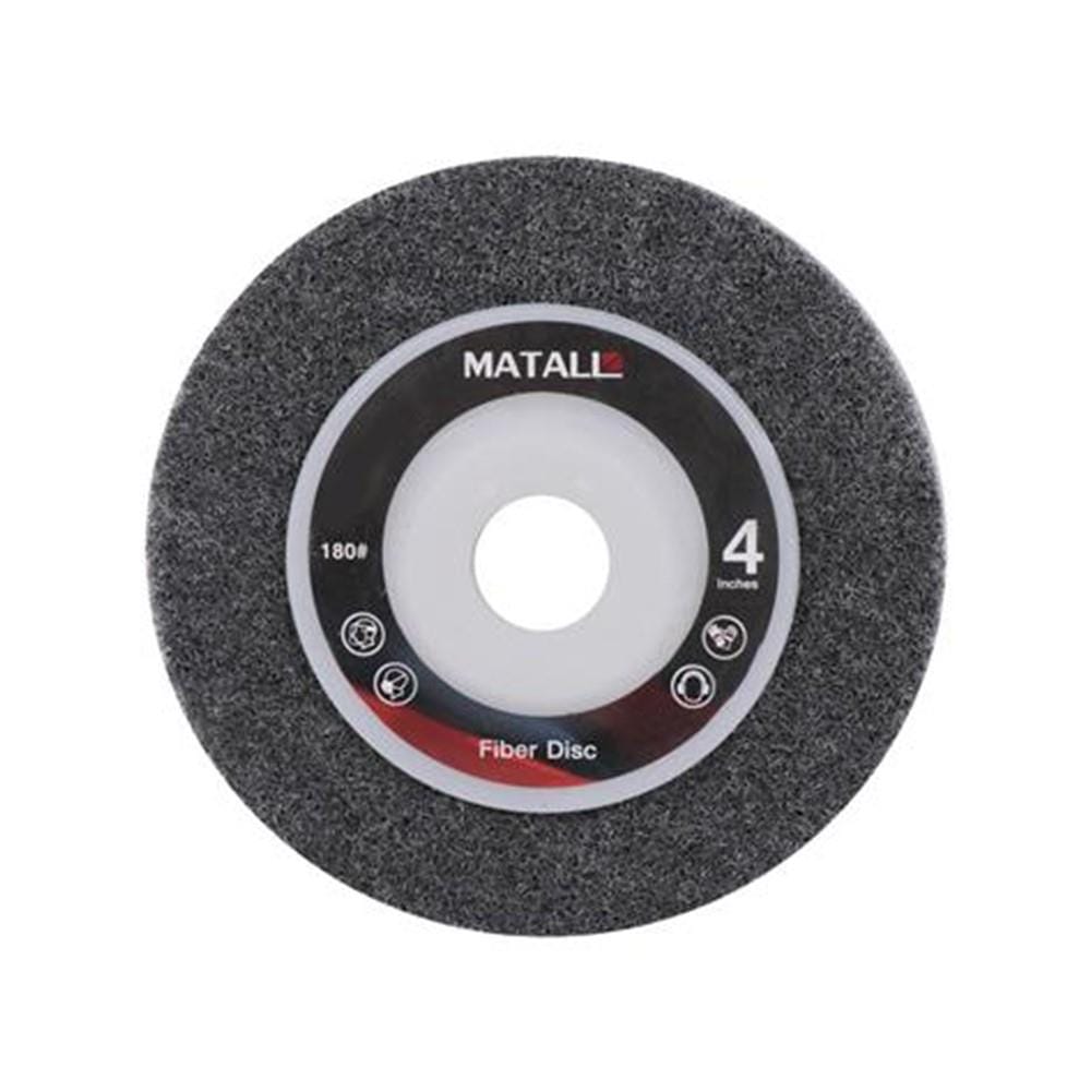MATALL POLISHING DISC (FIBER) 4" 180-GRIT