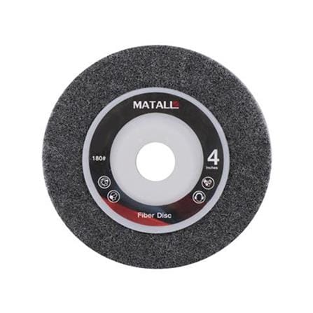 MATALL POLISHING DISC (FIBER) 4" 180-GRIT