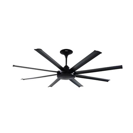 DEKA CEILING FAN TERRA 8B MATT BLACK 72"