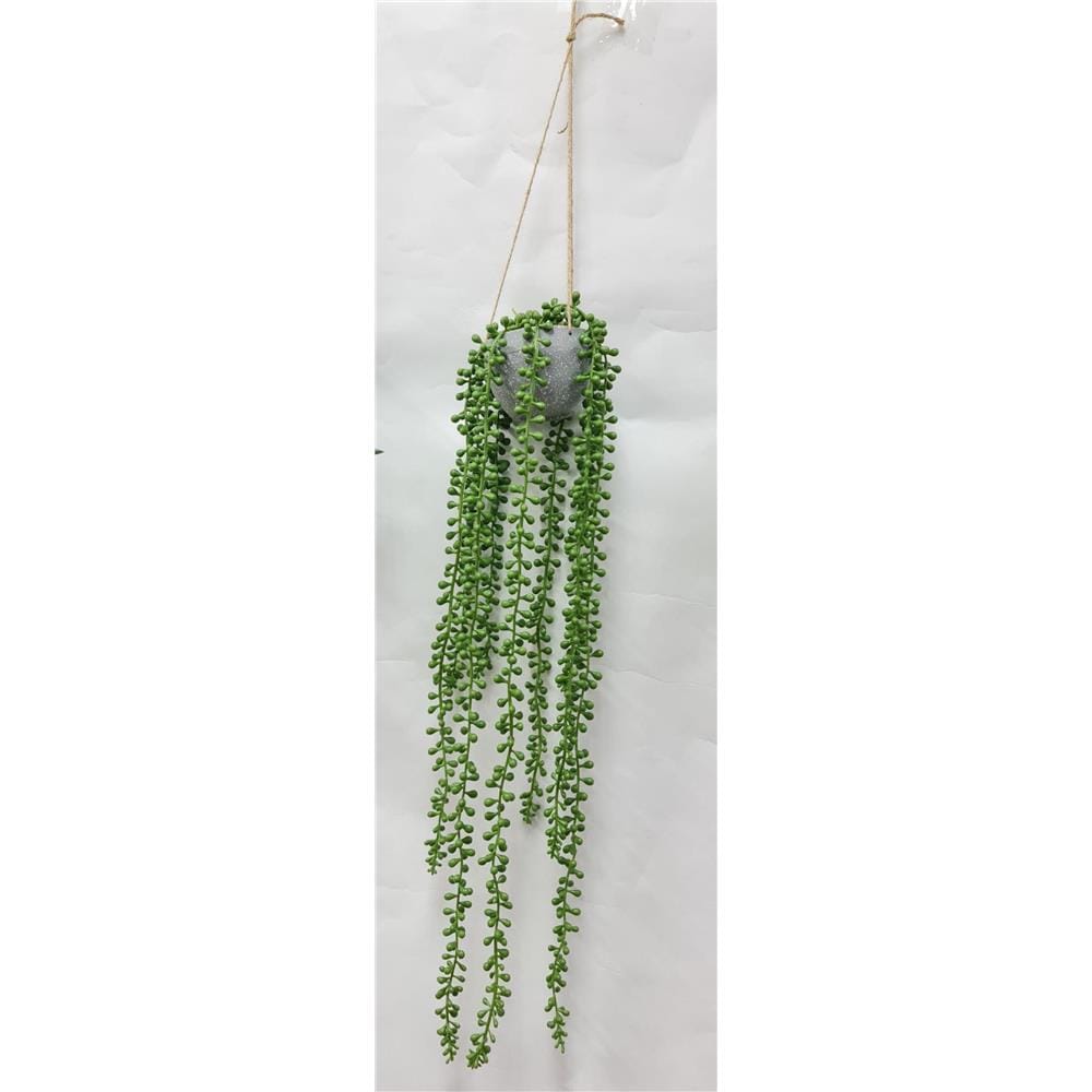 CL ARTIFICIAL HANGING VINE PEARL BEAD GP720 57CM