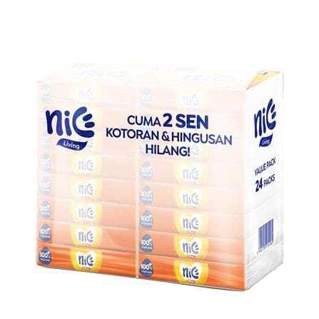 NICE TRAVEL PACK TISSUE 2PLY 24X38S