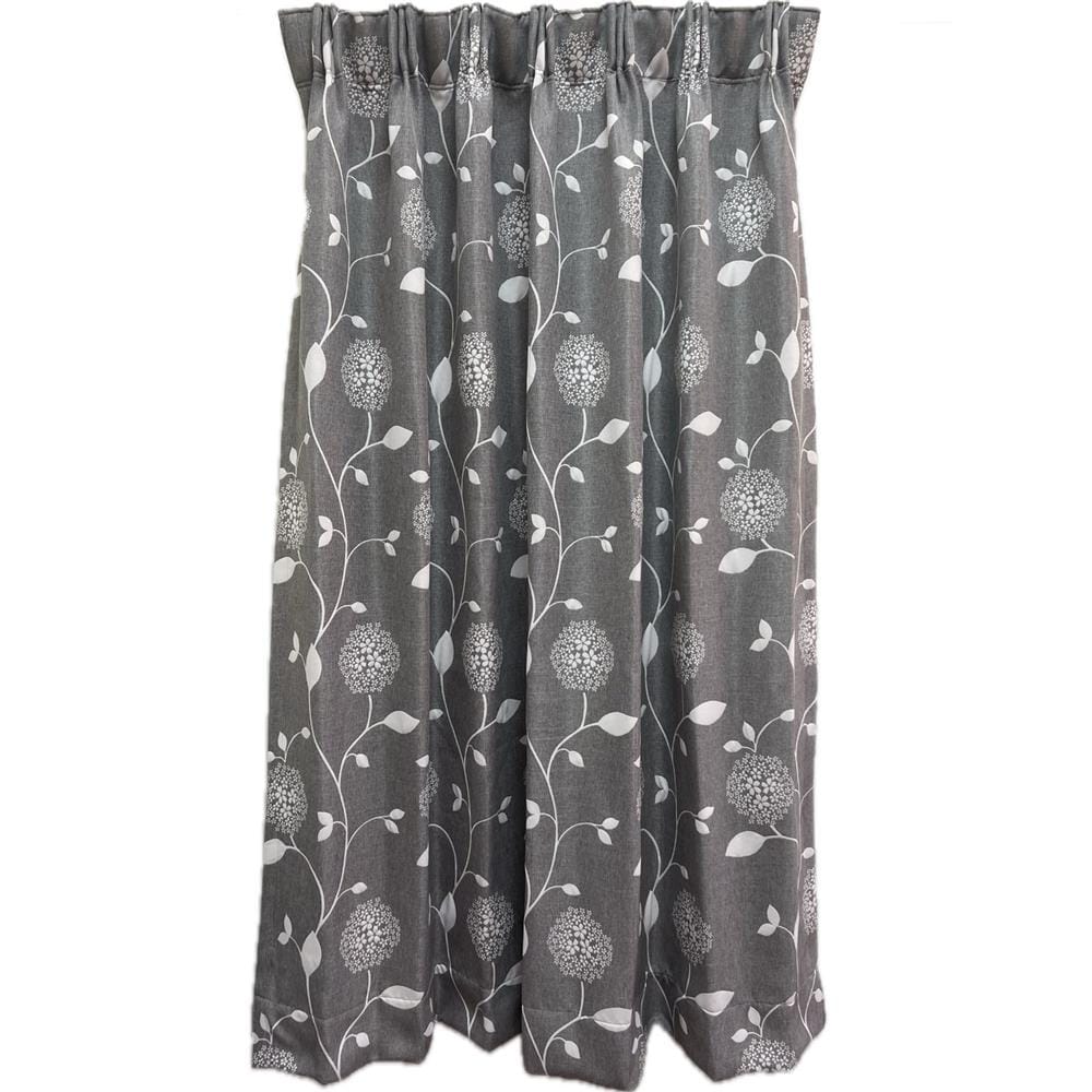 HLS CURTAIN N-HOOK DAISY 140X220CM GRAY