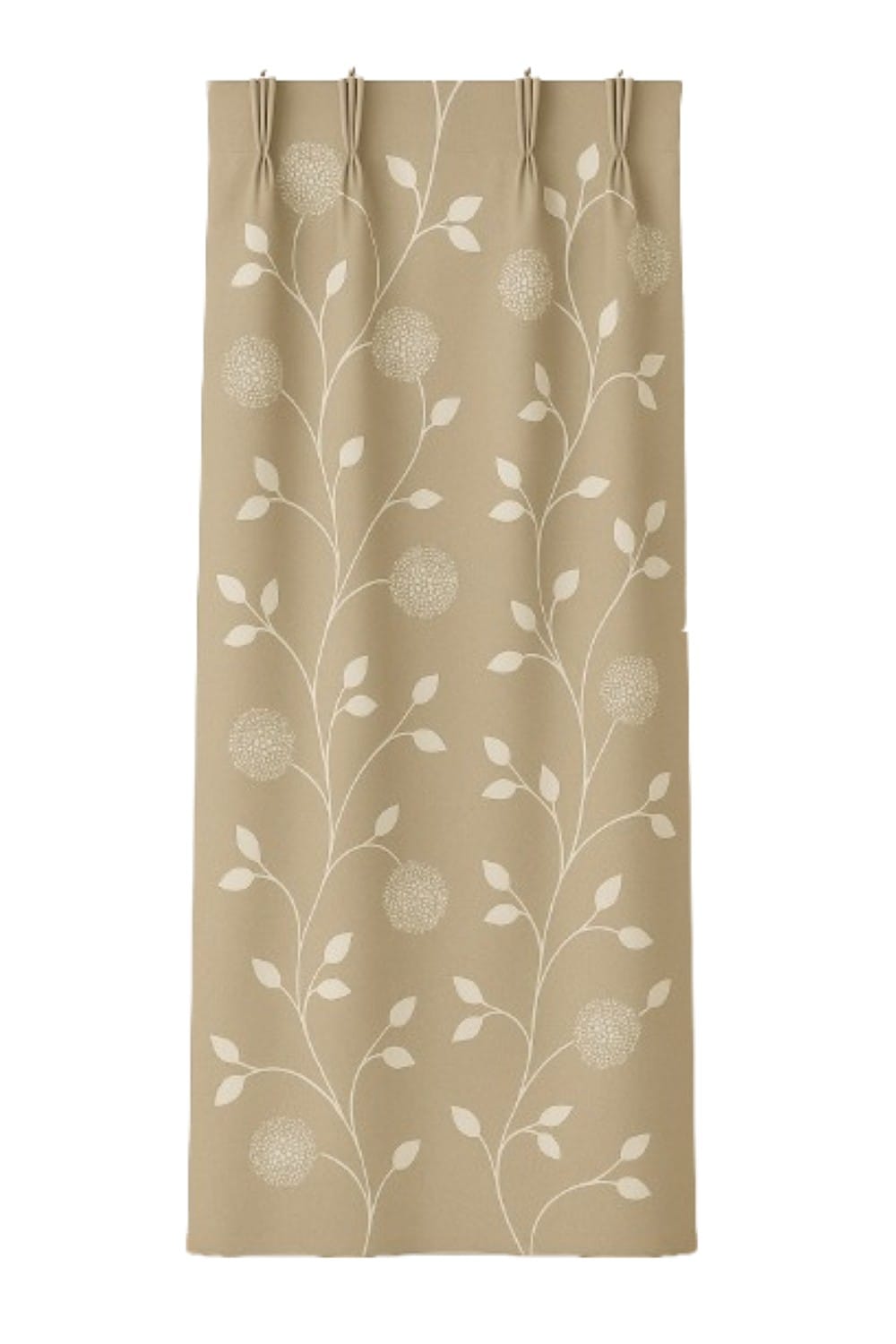 HLS CURTAIN N-HOOK DAISY 140X220CM CREAM
