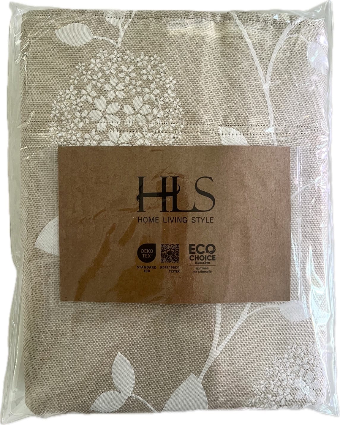HLS CURTAIN N-HOOK DAISY 140X180CM CREAM