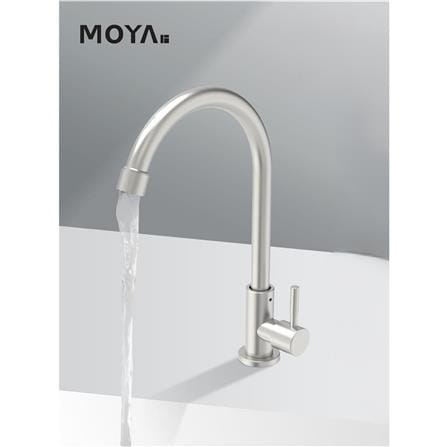 MOYA SINK FAUCET 520-9A STAINLESS