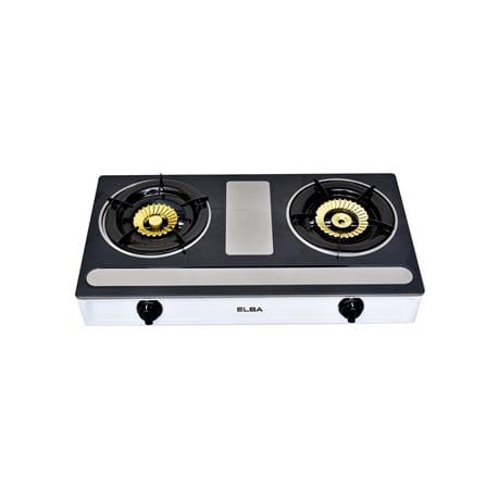 ELBA GAS STOVE EGS-M6992(SS) 2BURNER 2.7kW(Left) & 3.8KW(Right)