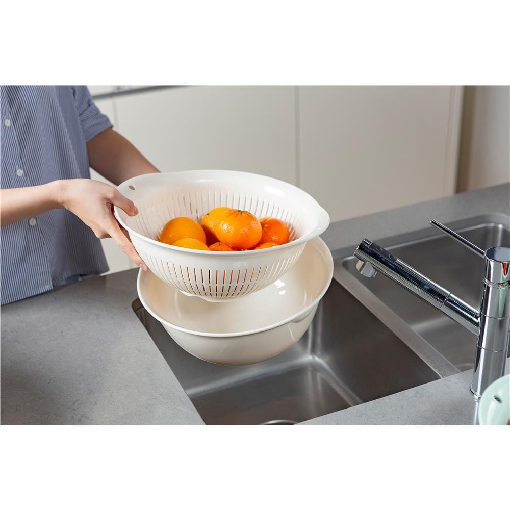 INOCHI YOKO BOWL AND COLANDER SET 30CM