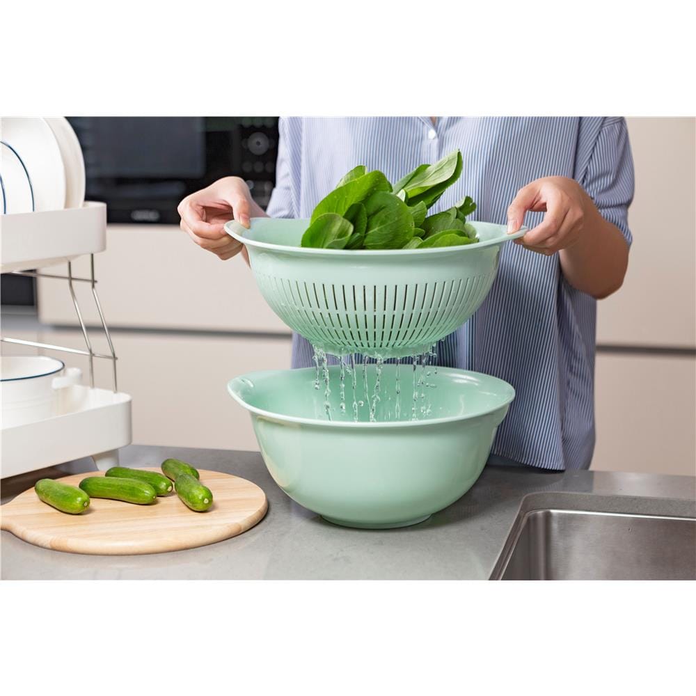 INOCHI YOKO BOWL AND COLANDER SET 30CM