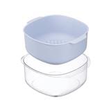 INOCHI YOKO SQUARE BOWL AND COLANDER SET 23CM