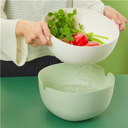 INOCHI YOKO ROUND COLANDER AND BOWL SET 26CM