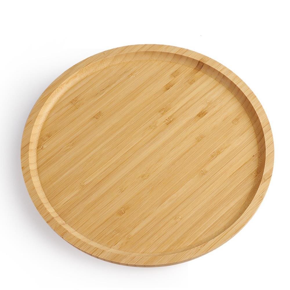 BAMBOO ROUND SERVING TRAY 25CM