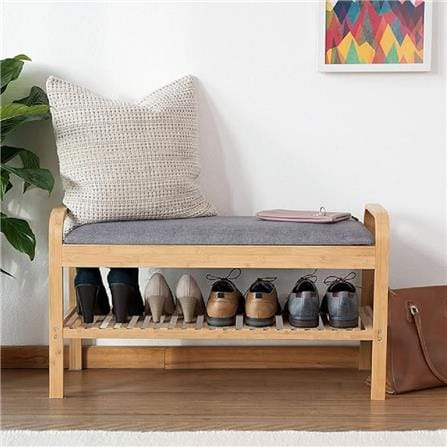 SHOE BENCH FURDINI BM8237 GREY