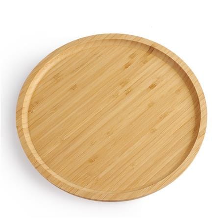 BAMBOO ROUND SERVING TRAY 30CM