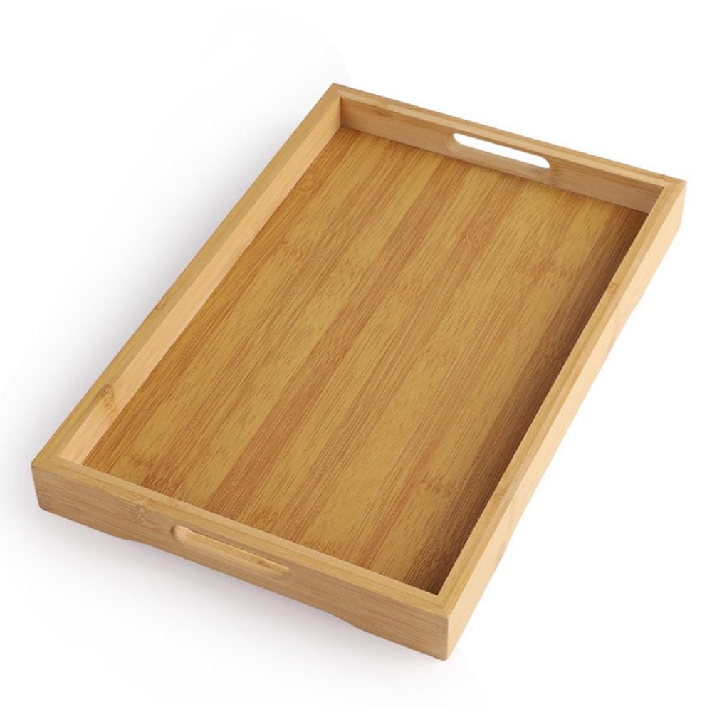 BAMBOO RECTANGULAR SERVING TRAY 35CM