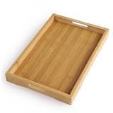 BAMBOO RECTANGULAR SERVING TRAY 35CM