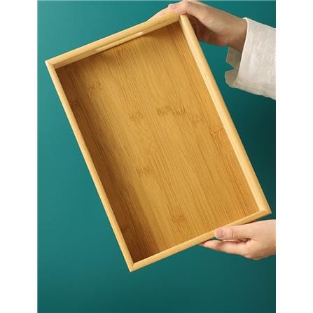 BAMBOO RECTANGULAR SERVING TRAY 35CM