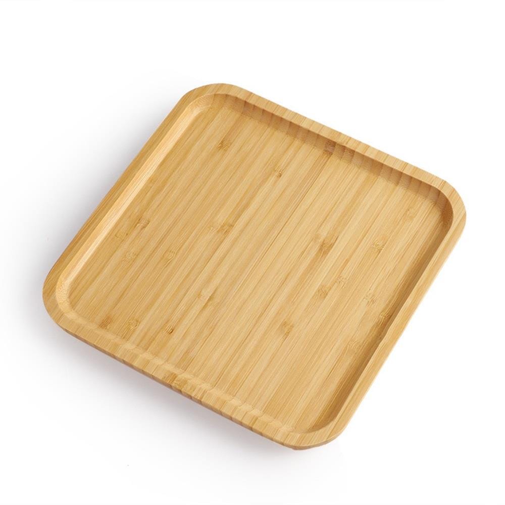 BAMBOO SQUARE SERVING TRAY 30CM