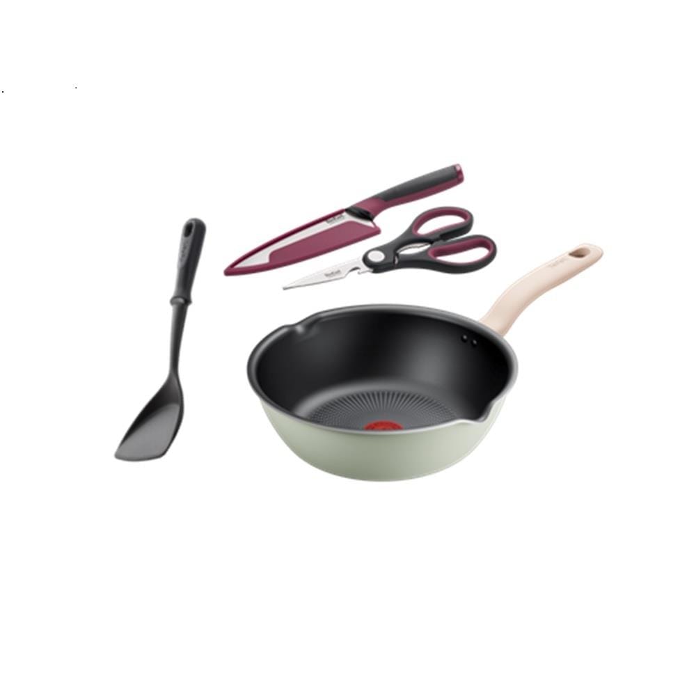 TEFAL SO MATCHA SET (DFP28 + SHEARS + COMFORT KNIFE +SPATULA)