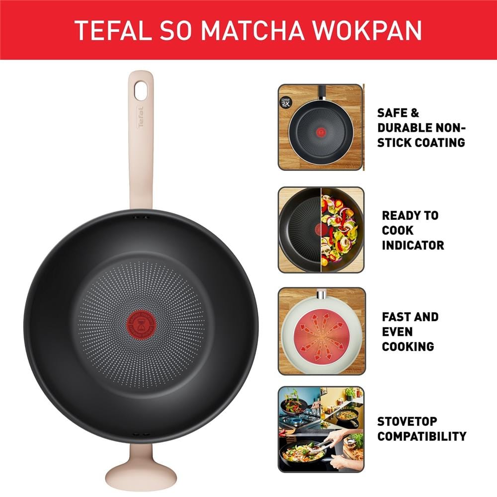 TEFAL SO MATCHA SET (DFP28 + SHEARS + COMFORT KNIFE +SPATULA)
