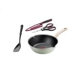 TEFAL SO MATCHA SET (DFP28 + SHEARS + COMFORT KNIFE +SPATULA)