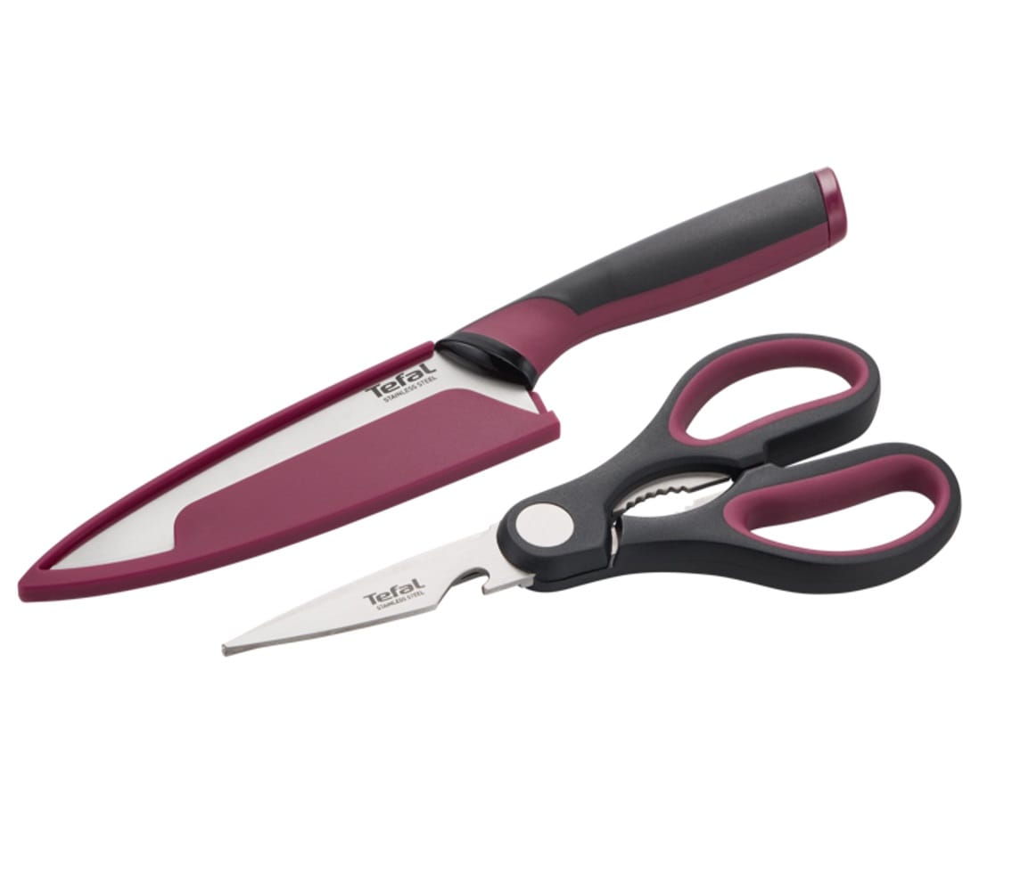 TEFAL SO MATCHA SET (DFP28 + SHEARS + COMFORT KNIFE +SPATULA)