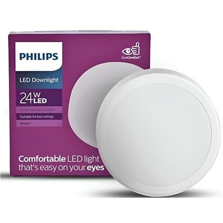PHILIPS SURFACE DOWNLIGHT 59474 MESON 24W COOL WHITE (4000K) 8"