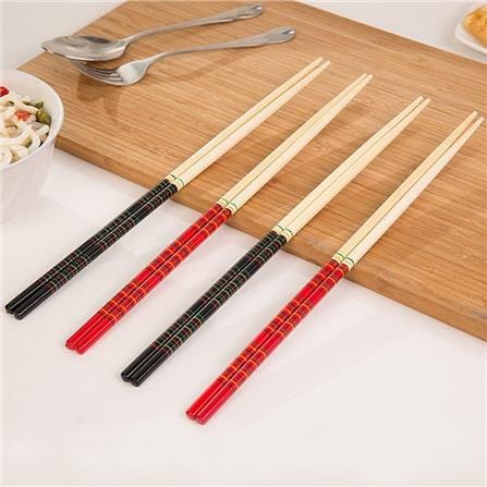 BAMBOO LONG CHOPSTICK 33CM 2PAIRS