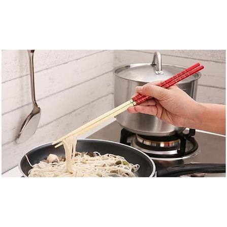 BAMBOO LONG CHOPSTICK 33CM 2PAIRS