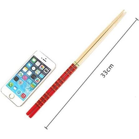 BAMBOO LONG CHOPSTICK 33CM 2PAIRS