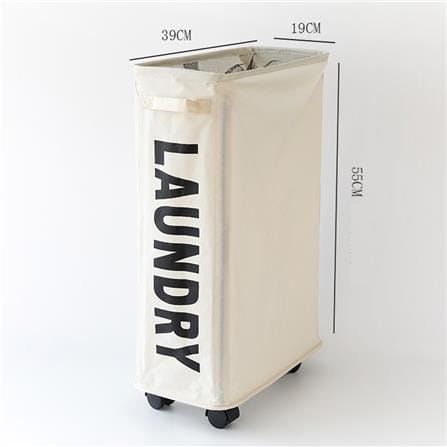 COSSY PLUS LAUNDRY BAG WITH WHEEL GREY