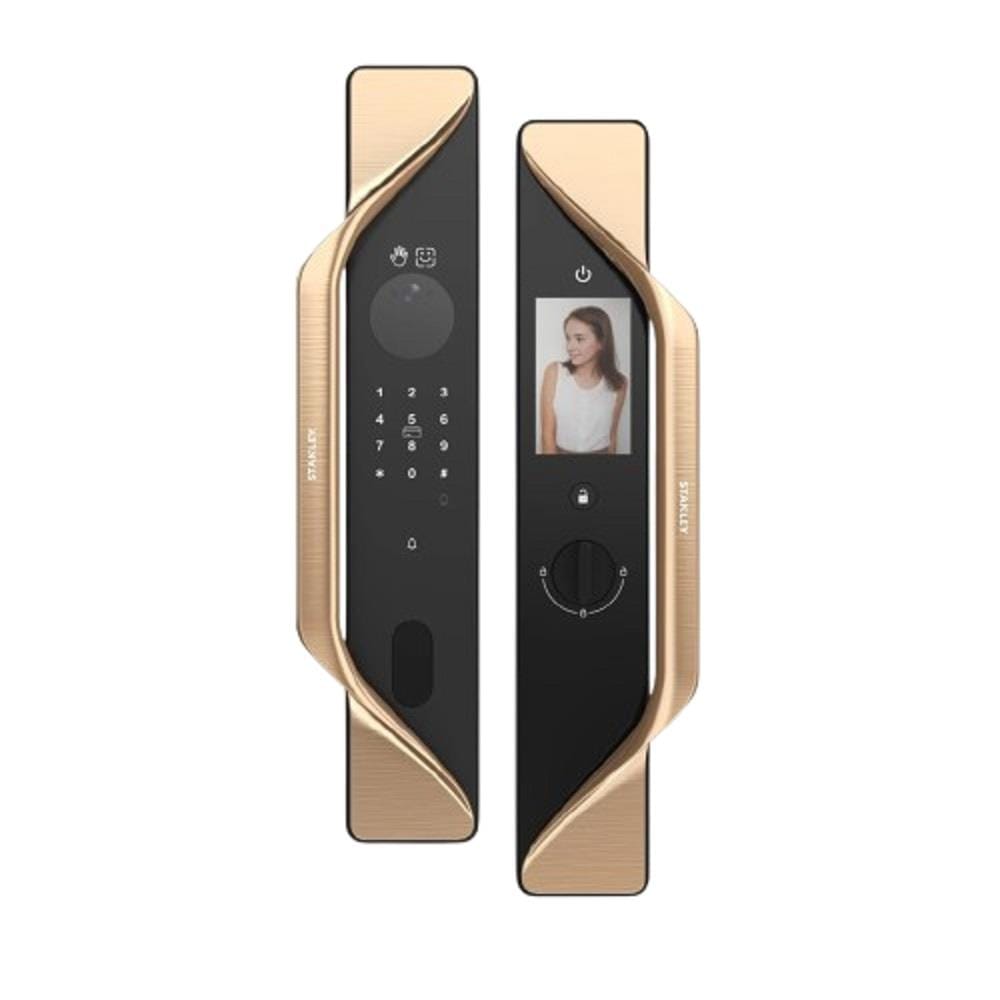 STANLEY WIFI CAMERA PUSH & PULL LOCK P90 GOLD