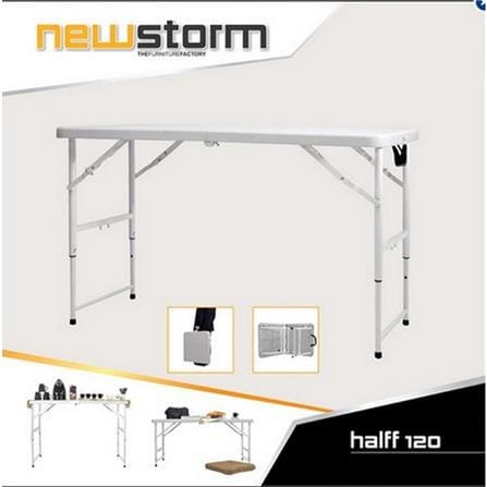 FOLD-IN-HALF TABLE NEWSTORM HDPE BT-04FA 3-LEVEL 120CM [EXCLUSIVE FROM HOMEPRO THAILAND]