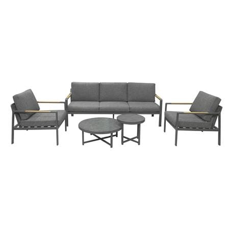 BENETTA  80X80X32 LIGHT GREY  4-SEAT UP PATIO FURNITURE (PRE-ORDER IMPORT PRODUCTS)