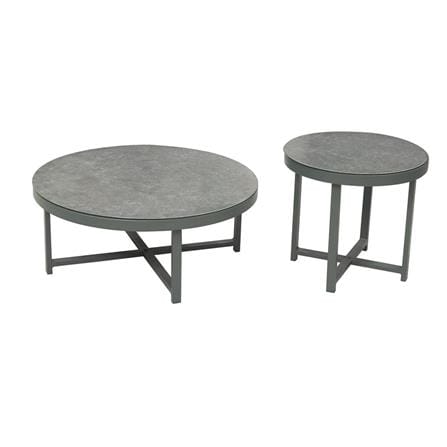 BENETTA  80X80X32 LIGHT GREY  4-SEAT UP PATIO FURNITURE (PRE-ORDER IMPORT PRODUCTS)