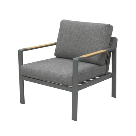 BENETTA  80X80X32 LIGHT GREY  4-SEAT UP PATIO FURNITURE (PRE-ORDER IMPORT PRODUCTS)