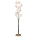 PRE-ORDER BRIGHT OBJECTIVES FLOOR LAMP 16622-12 146CM GOLD+WHITE