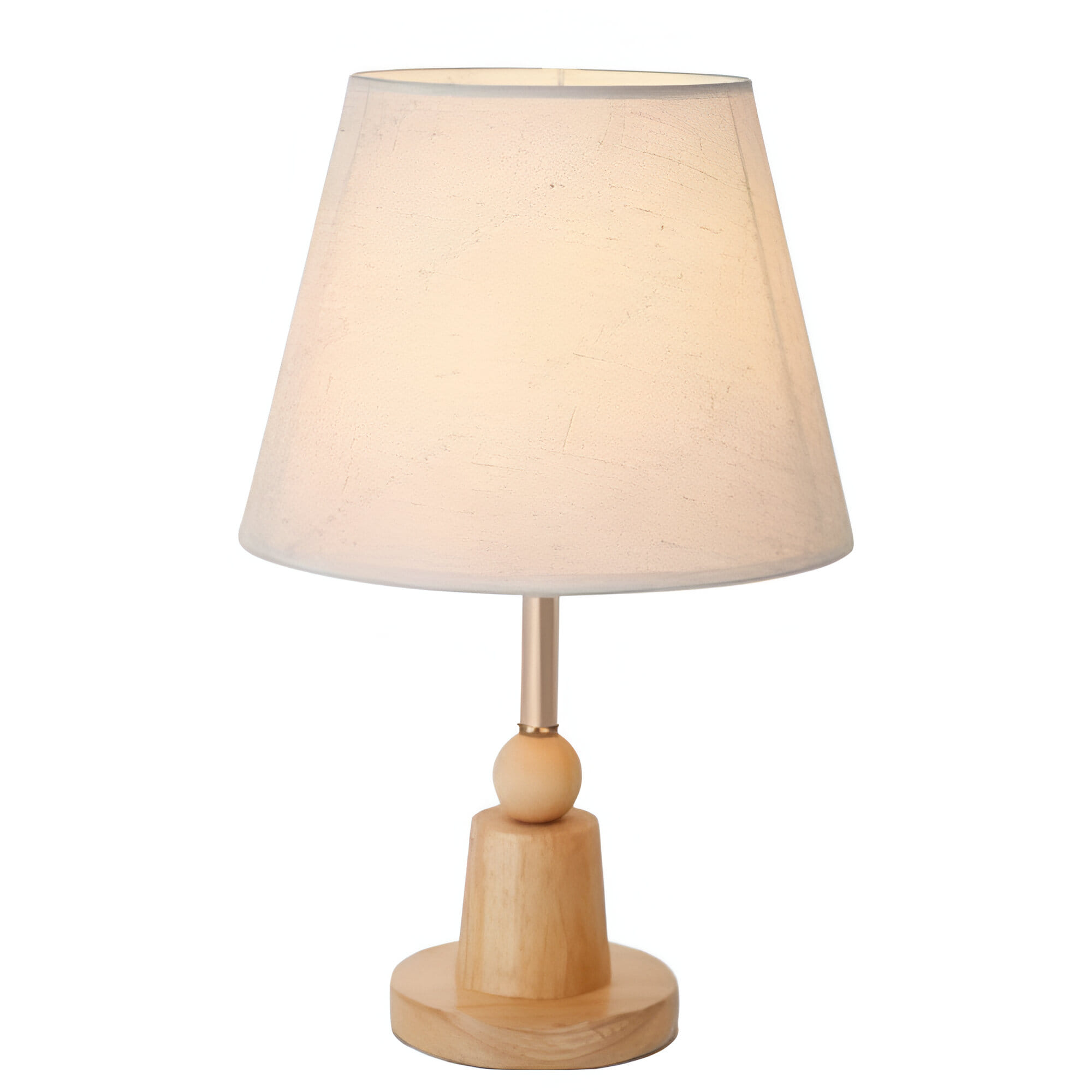 BRIGHT OBJECTIVES TABLE LAMP 16672 40CM LIGHT BROWN