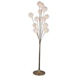 PRE-ORDER BRIGHT OBJECTIVES FLOOR LAMP 16623-12 146CM GOLD+WHITE