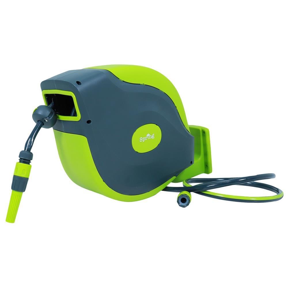 AUTOMATIC GARDEN HOSE REEL SET SPRING WHR01520 1/2INX20M (PRE-ORDER IMPORT PRODUCTS)
