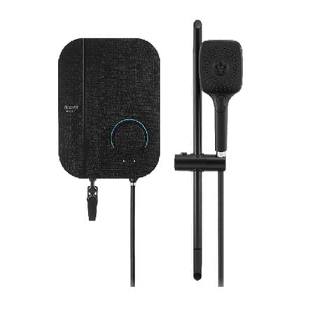 ALPHA SHOWER HEATER DC PUMP WITH HAND SHOWER WES7-NEON BLACK CANVAS