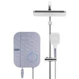 ALPHA SHOWER HEATER DC PUMP WITH RAIN SHOWER WES7-NEON BLUE LINEN